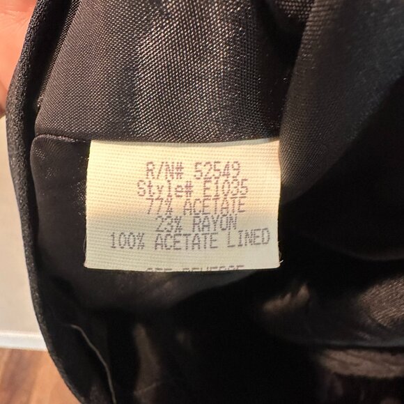 HENRI BENDEL Vintage Lace Back Sleeveless Sheath Cocktail Dress - Picture 9 of 10